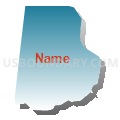 Census Tract 77, El Paso County, Colorado (Blue Gradient Fill with Shadow)