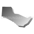 Census Tract 2.03, El Paso County, Colorado (Gray Gradient Fill with Shadow)