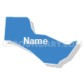 Census Tract 2.03, El Paso County, Colorado (Solid Fill with Shadow)