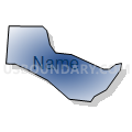 Census Tract 2.03, El Paso County, Colorado (Radial Fill with Shadow)