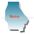 Census Tract 40.08, El Paso County, Colorado (Blue Gradient Fill with Shadow)