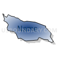 Census Tract 37.02, El Paso County, Colorado (Radial Fill with Shadow)