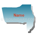 Census Tract 73, El Paso County, Colorado (Blue Gradient Fill with Shadow)