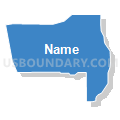 Census Tract 73, El Paso County, Colorado (Solid Fill with Shadow)