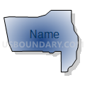 Census Tract 73, El Paso County, Colorado (Radial Fill with Shadow)