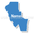Census Tract 9701, Washington County, Idaho (Solid Fill with Shadow)
