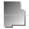 Census Tract 9701, Minidoka County, Idaho (Gray Gradient Fill with Shadow)