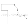 Census Tract 9702, Boundary County, Idaho (Light Gray Border)