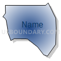 Census Tract 11.01, Bannock County, Idaho (Radial Fill with Shadow)