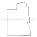 Census Tract 9506, Cassia County, Idaho (Light Gray Border)