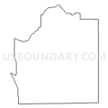 Census Tract 9501, Cassia County, Idaho (Light Gray Border)