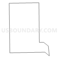 Census Tract 4603.02, Cook County, Illinois (Light Gray Border)