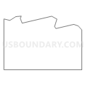Census Tract 407, Lake County, Indiana (Light Gray Border)