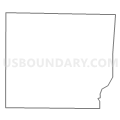 Census Tract 432.01, Lake County, Indiana (Light Gray Border)