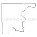 Census Tract 9602, Allamakee County, Iowa (Light Gray Border)