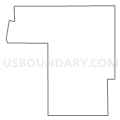 Census Tract 74, Sedgwick County, Kansas (Light Gray Border)