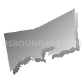 Census Tract 9301, Pendleton County, Kentucky (Gray Gradient Fill with Shadow)