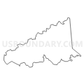 Census Tract 9701, Owen County, Kentucky (Light Gray Border)