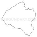 Census Tract 9706, Harlan County, Kentucky (Light Gray Border)