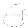 Census Tract 9204, Montgomery County, Kentucky (Light Gray Border)