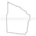 Census Tract 206, Graves County, Kentucky (Light Gray Border)