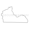 Census Tract 9207, Whitley County, Kentucky (Light Gray Border)