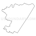 Census Tract 9703, Adair County, Kentucky (Light Gray Border)