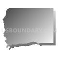 Census Tract 9511, St. Helena Parish, Louisiana (Gray Gradient Fill with Shadow)