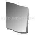 Census Tract 9900, Jefferson Parish, Louisiana (Gray Gradient Fill with Shadow)
