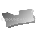 Census Tract 5102, Plymouth County, Massachusetts (Gray Gradient Fill with Shadow)