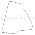 Census Tract 6461.01, Bristol County, Massachusetts (Light Gray Border)
