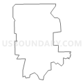 Census Tract 312, Allegan County, Michigan (Light Gray Border)