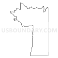Census Tract 9606, Fillmore County, Minnesota (Light Gray Border)