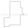 Census Tract 9505, Pine County, Minnesota (Light Gray Border)