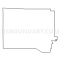 Census Tract 1301, Isanti County, Minnesota (Light Gray Border)