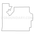 Census Tract 1305.02, Isanti County, Minnesota (Light Gray Border)
