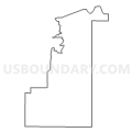 Census Tract 9503, Coahoma County, Mississippi (Light Gray Border)