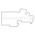 Census Tract 9634, Burt County, Nebraska (Light Gray Border)