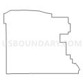 Census Tract 9606, Lincoln County, Nebraska (Light Gray Border)