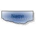 Census Tract 9754, Keya Paha County, Nebraska (Radial Fill with Shadow)