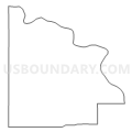 Census Tract 9776, Dixon County, Nebraska (Light Gray Border)