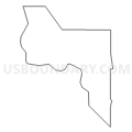Census Tract 9638, Jefferson County, Nebraska (Light Gray Border)