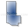 Census Tract 58, Douglas County, Nebraska (Radial Fill with Shadow)