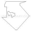 Census Tract 9708, Mineral County, Nevada (Light Gray Border)