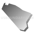 Census Tract 101, Westchester County, New York (Gray Gradient Fill with Shadow)