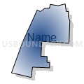 Census Tract 232.22, Hamilton County, Ohio (Radial Fill with Shadow)