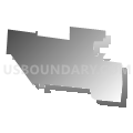Census Tract 224, Hamilton County, Ohio (Gray Gradient Fill with Shadow)