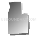 Census Tract 8.02, Ashtabula County, Ohio (Gray Gradient Fill with Shadow)