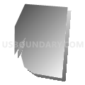 Census Tract 27, Hamilton County, Ohio (Gray Gradient Fill with Shadow)