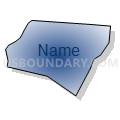 Census Tract 49, Hamilton County, Ohio (Radial Fill with Shadow)